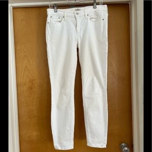 J Crew Toothpick White Jeans